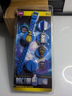 Doctor Who Interchangeable Head LCD Watch - Brand New In Pack (Wesco/Seven20)